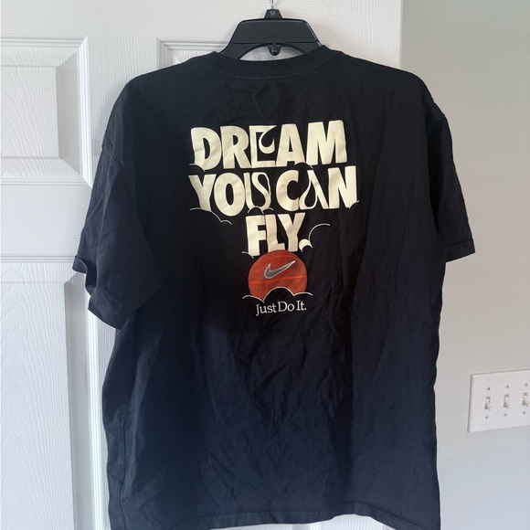 Nike Men's Black Tee with Red Logo - Picture 3 of 3